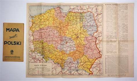 Mapa historyczna z zaznaczoną korektą granicy polsko-niemieckiej w 1920 roku w rejonie Borowego Młyna