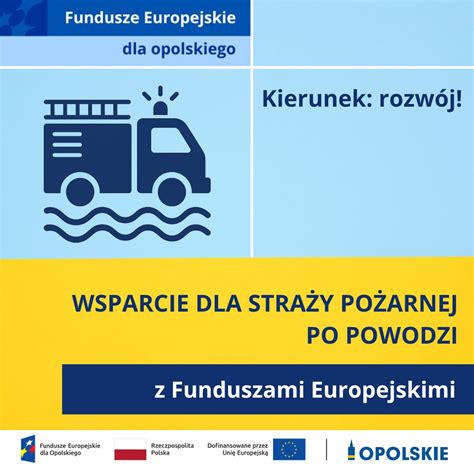 Grafika przedstawiająca fundusze europejskie dla straży pożarnej na Mazowszu