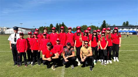 zdjęcie drużyn MDP podczas zawodów sportowo-pożarniczych