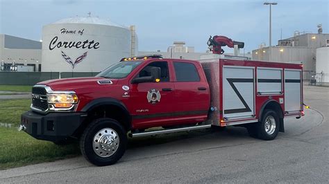 Infographic showing the layout of quick attack lines and cannons on a fire truck