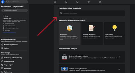 Zrzut ekranu przedstawiający ustawienia prywatności Facebooka