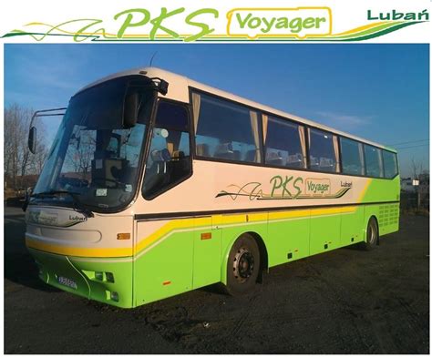 Photo of a burning Voyager bus near the PKS station.