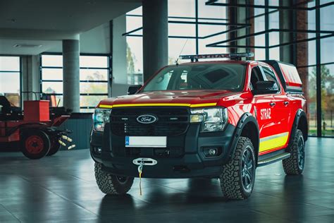 Ford Ranger w barwach OSP Dziećkowice