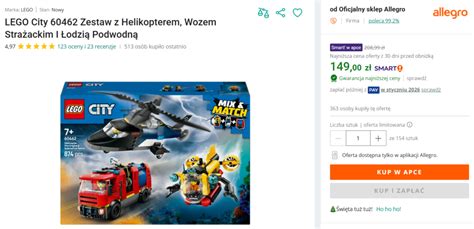ilustracja zestawu klocków strażackich z autkiem i helikopterem