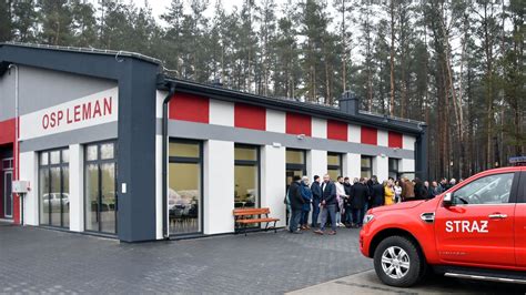 zdjęcie nowoczesnej, rozbudowanej remizy w Gorzycach Wielkich