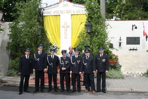 Uroczystości jubileuszowe OSP Babin przy remizie