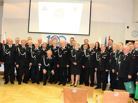 Zdjęcie grupowe delegatów na V Zjazd Oddziału Wojewódzkiego ZOSP RP