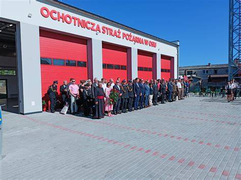 zdjęcie nowo otwartej remizy OSP Przewóz