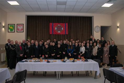 Zdjęcie z zebrania delegatów Związku OSP Gminy Zagnańsk