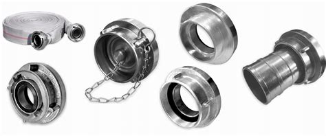 Złącze strażackie z kutego aluminium