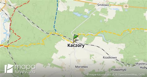 Mapa miejscowości Kaczory