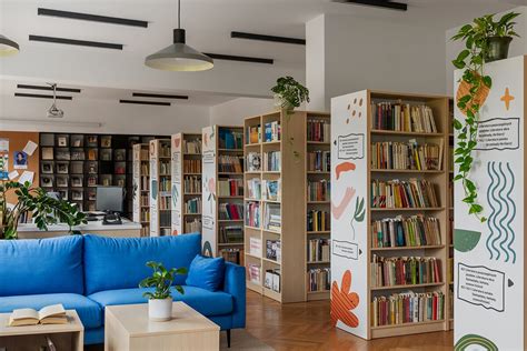 Zdjęcie wnętrza biblioteki w Olszówce