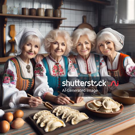 Kobiety i mężczyźni w tradycyjnych strojach śląskich prezentują potrawy na stole podczas festiwalu kulinarnego.