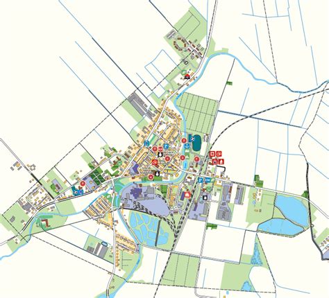 Mapa historyczna Nowego Stawu