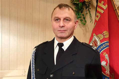 Portret Tomasza Wojtali, nowego prezesa OSP Wysoka