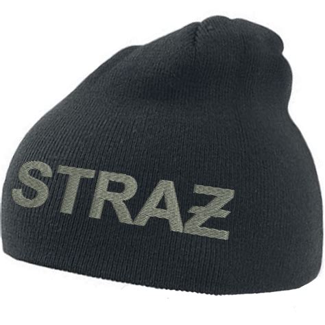 Czapka zimowa dla strażaka z haftem