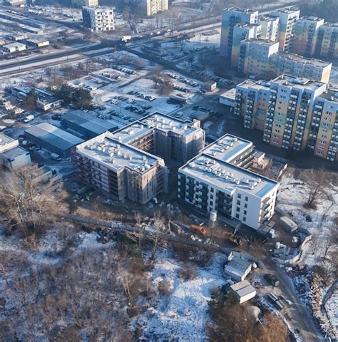 Widok ogólny osiedla Manhattan w Gorzowie Wielkopolskim