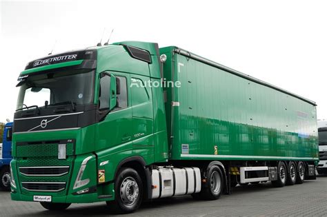 zdjęcie: ciężki zestaw transportowy Volvo FH z naczepą Wielton w barwach PSP