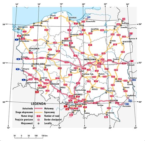 Mapa z punktami zdarzeń i trasami przejazdu dla straży pożarnej