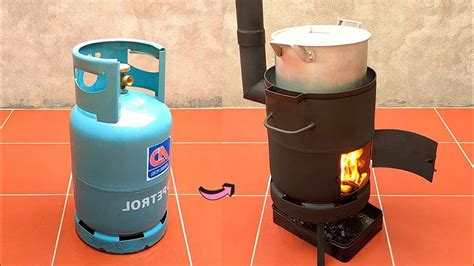 Thematic photo of a gas stove and cylinder being removed from a house after an incident
