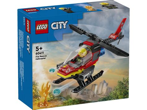 Zdjęcie zestawu LEGO City 60411 Strażacki helikopter ratunkowy w akcji
