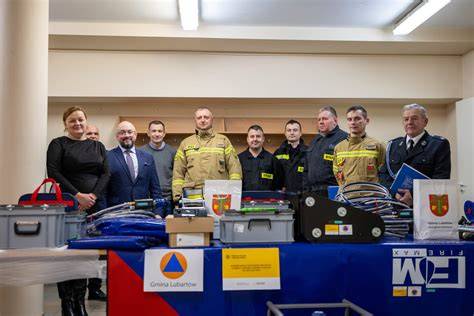 zdjęcie OSP Gliwice-Bojków z wyposażeniem ratowniczym