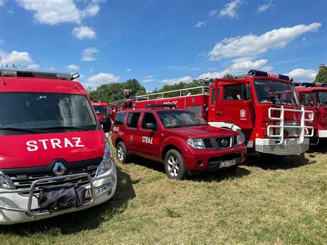 Zdjęcie samochodów pożarniczych OSP Kożuchów