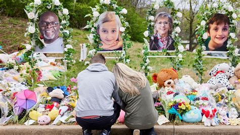 Thematic photo of parents in court or a memorial for victims