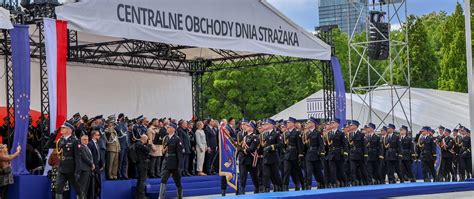 Panel dyskusyjny podczas centralnych obchodów Dnia Strażaka