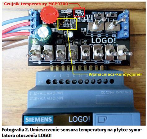 Rys. 1. Schemat toru dopasowującego dla sensora temperatury MCP9700