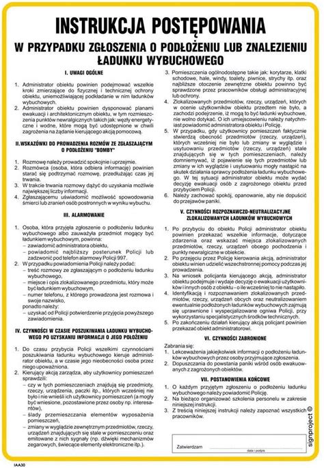 instrukcja postępowania z pożarem urządzenia elektrycznego