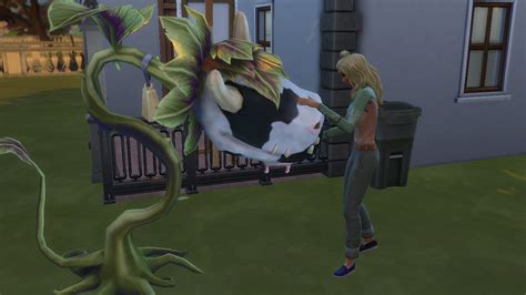 The Sims 4 - Krowokwiat atakujący Sima