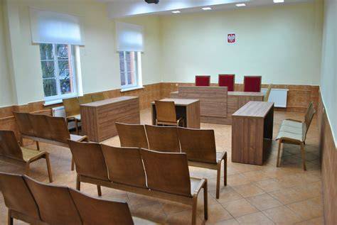 Sala rozpraw sądowych podczas procesu dotyczącego katastrofy Concorde'a