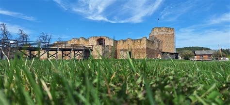 Zdjęcie przedstawiające zrewitalizowany teren wokół strażnicy OSP Królowa Wola z elementami zieleni i kostką brukową